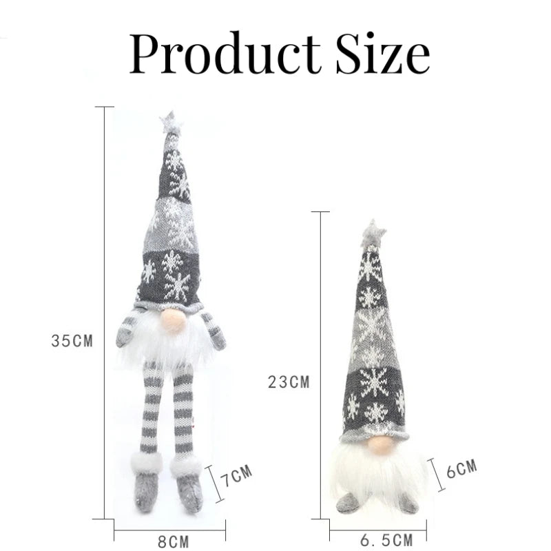 Christmas Gnome Faceless Doll Night Light Merry Christmas Decorations for Home Holiday Ornament Xmas Gift Navidad New Year