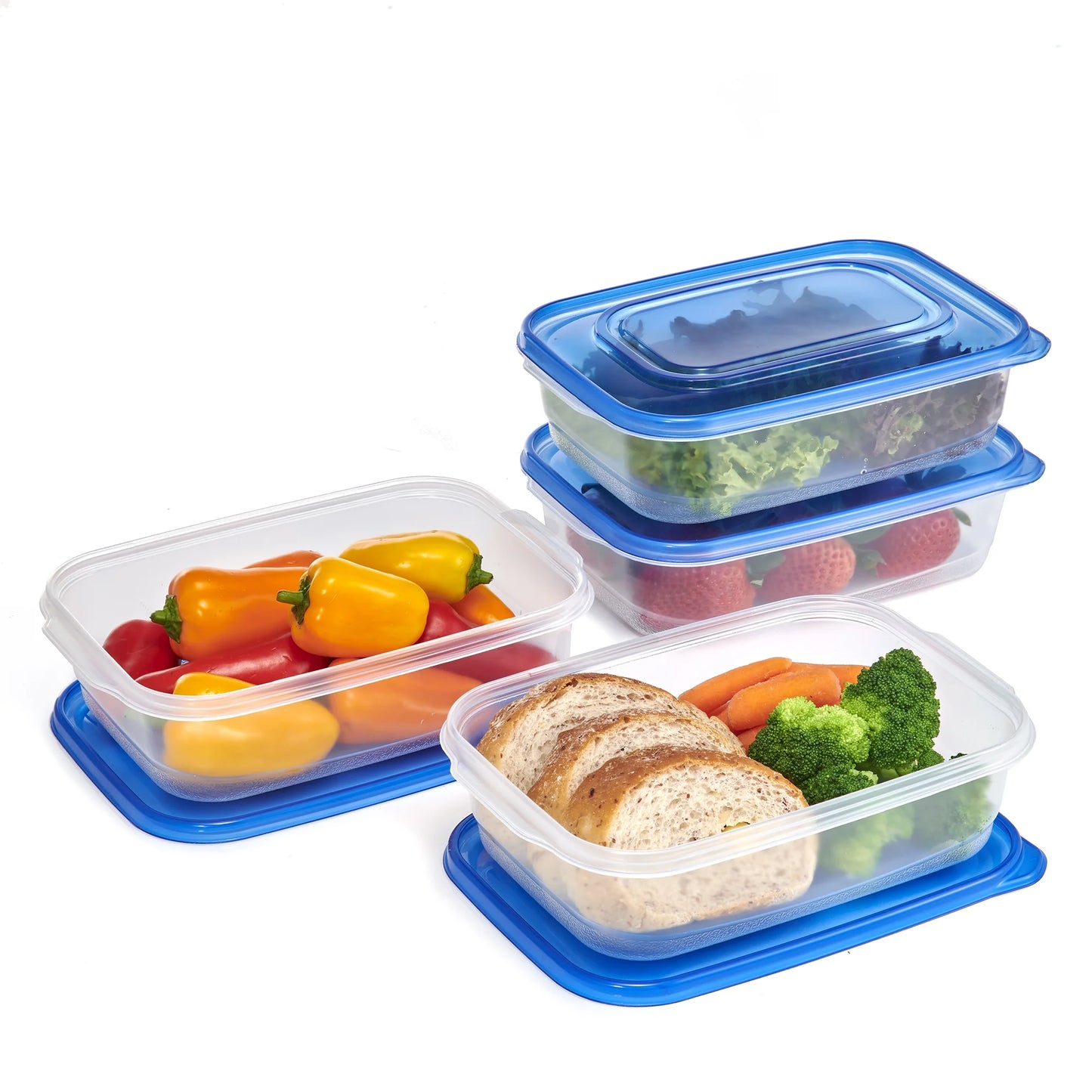 5.23Cup Plastic Rectangle Food Storage Container