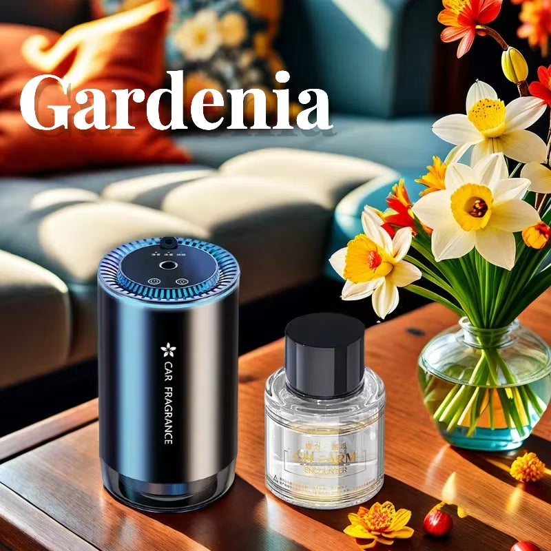 Star Sky Top Lighting Car Aromatherapy Machine – Dual Use for Car & Home, Healthy Essential Oil Perfume Diffuser for Fresh Air