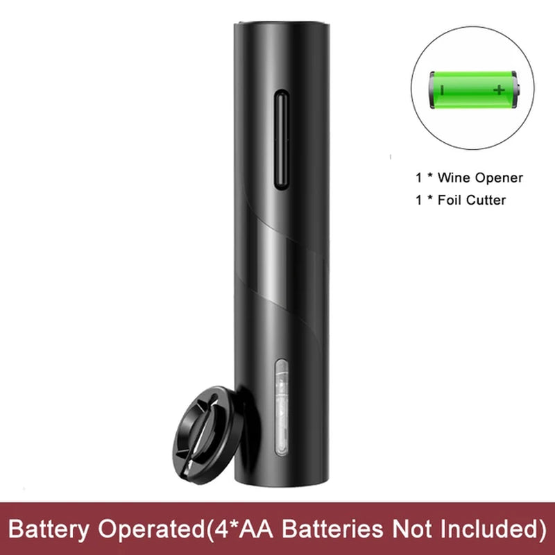 Electric Wine Opener Rechargeable Automatic Corkscrew Creative Wine Bottle Opener with USB Charging Cable Suit for Home Use