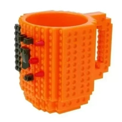 350Ml Creative Milk Mug Coffee Cups Creative Build-On Brick Mug Cups Drinking Water Holder Building Blocks Design