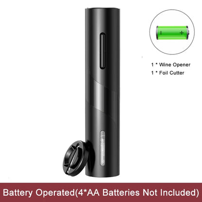 Electric Wine Opener Rechargeable Automatic Corkscrew Creative Wine Bottle Opener with USB Charging Cable Suit for Home Use